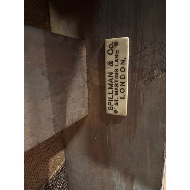 Fabric & Walnut Bench, 1930s For Sale - Image 3 of 10