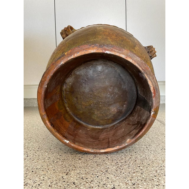 Brown Plant Pot Antique For Sale - Image 8 of 12