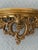 Mid 20th Century Syroco Wood Gold Demilune Ornate Curved Wall Shelf For Sale - Image 9 of 11