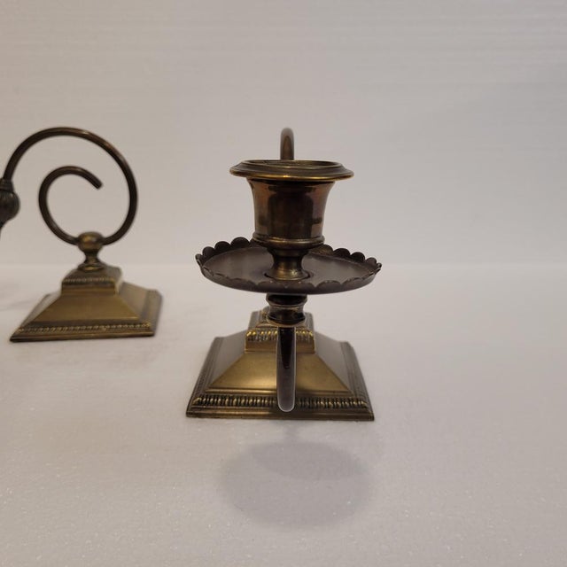 Louis XVI Bronze Candlesticks, France, 1790, Set of 2 For Sale - Image 12 of 18