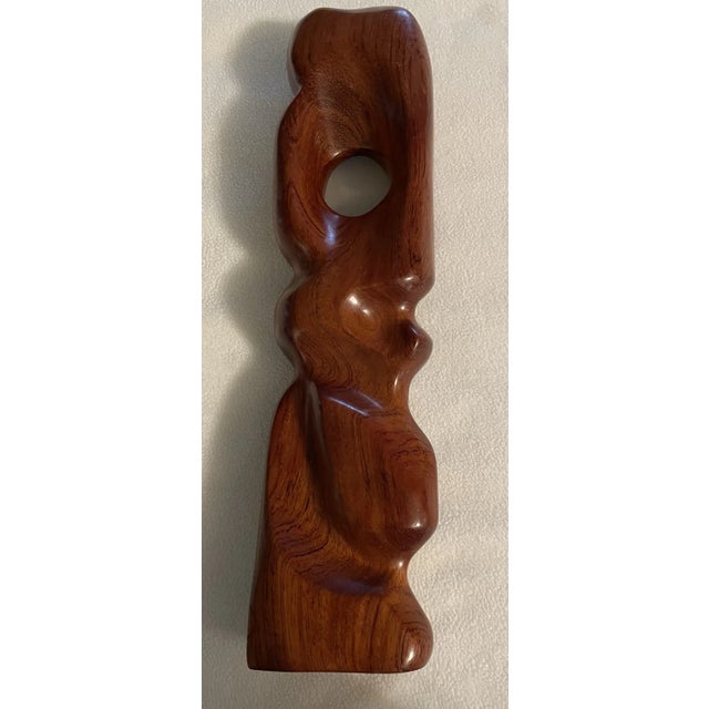 1950s Hand Carved Wooden Standing Totem Type Figure by Paul Richard (Dick) Perras For Sale - Image 9 of 12