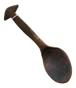 Vintage African Wooden Spoon