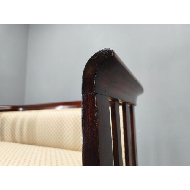 Brown Vintage Beech Sofa by Josef Hoffmann, 1920s For Sale - Image 8 of 16