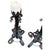 Gothic Antique 40" Hand-Forged Iron Candle Stands – Pair For Sale - Image 3 of 7