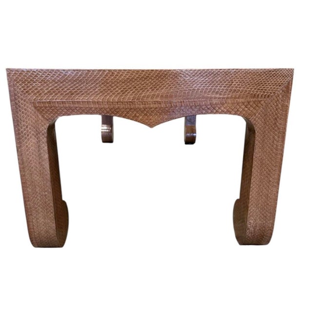 Late 20th Century Ming Leg Toffee Coffee Table For Sale - Image 5 of 8