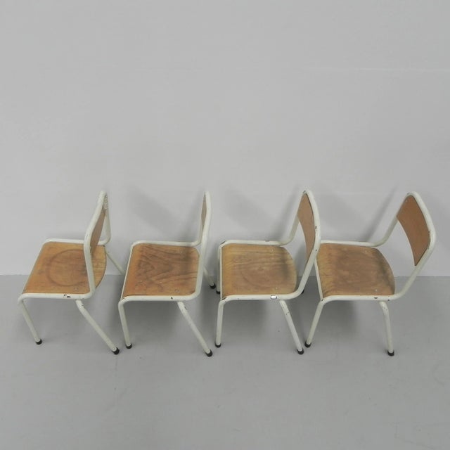 School Desk Chairs, Set of 4 For Sale - Image 17 of 18
