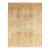 Antique Oushak Carpet, Oriental Rug, Handmade Ivory, Muted Shrimp, Soft Coral For Sale