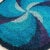 Blue Extra Large Scandinavian High Pile Rya Rug from Ege Taepper, 1970s For Sale - Image 8 of 18