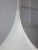 Danish White Trumpet Pendant Lamp attributed to Claus Bonderup & Torsten Thorup For Sale - Image 5 of 11