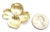 1980s Tiffany & Co. Dogwood Yellow Gold Diamond Pin Brooch Pendant For Sale - Image 9 of 10