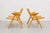 Pair of Mid Century Modern "Rex" Folding Lounge Chairs Designed by Niko Kralj, C. 1960's For Sale - Image 12 of 13