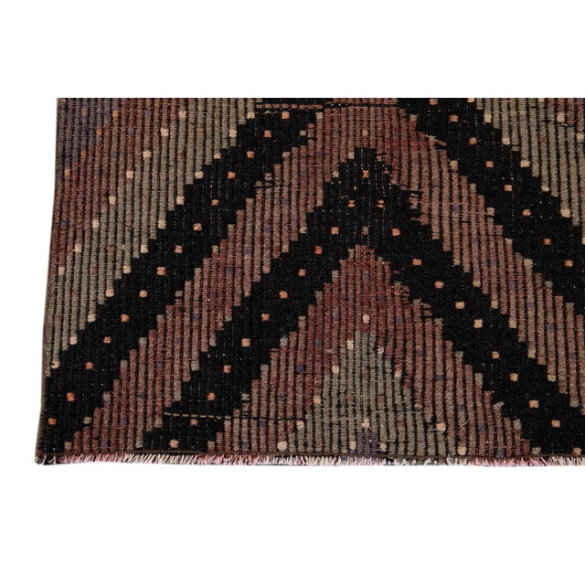 Vintage Sumakh Wool Rug 4 X 7 For Sale - Image 10 of 13