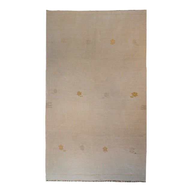 Vintage Mid Century Konya Kilim Rug For Sale