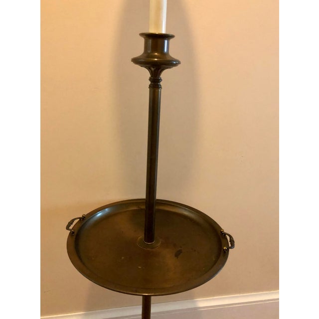 Antique Rembrandt Brass Floor Lamp With Table Chairish