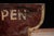 Vintage Double-Sided Bar Directional Advertising Sign For Sale - Image 12 of 13
