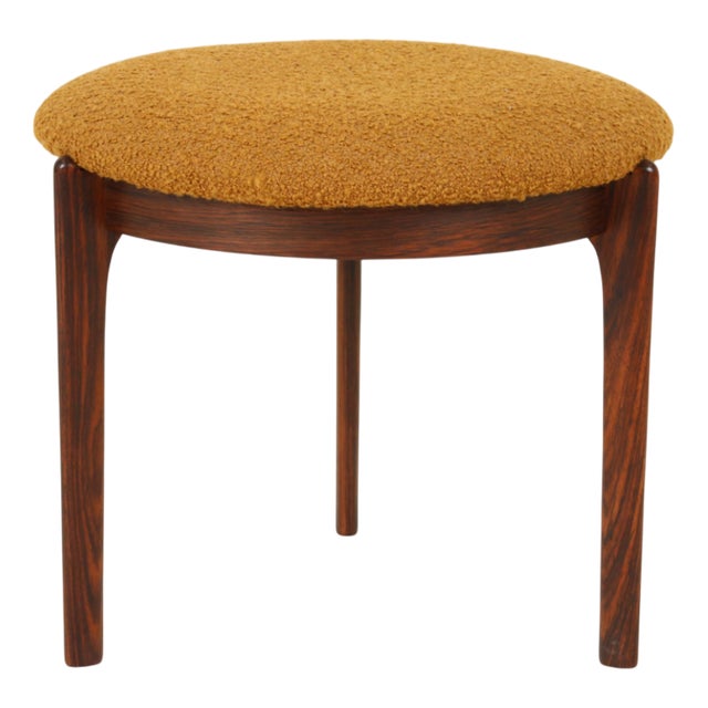 Vintage Danish Stool in Rosewood, 1960s For Sale
