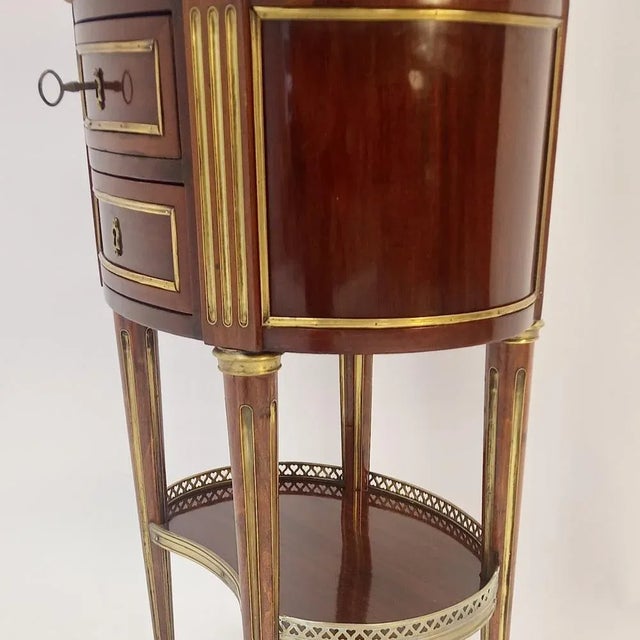 Louis XVI Style Oval Salon Table, 19th Century For Sale - Image 5 of 9