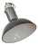 HDK Black Enamel Factory Pendant Light with Low Shade and Cast Aluminum Top from Philips, Holland, 1950s For Sale