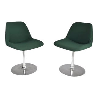 1960's Pair of Robin Day Rotating Chairs For Sale