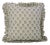 Fabdivine Artistic Block Print Frill Pillow Cover Rust 20x20 Inch Thick Linen- Bagru Buti For Sale