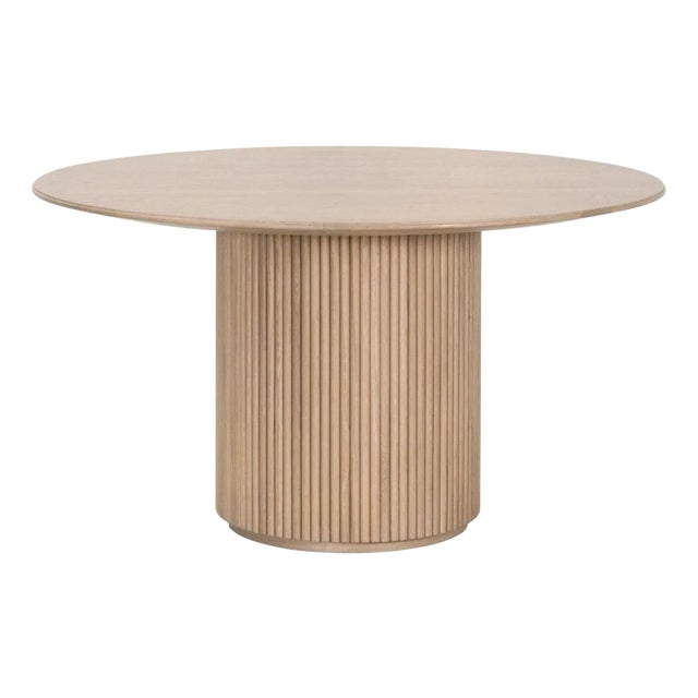 Belfast Wooden Round Dining Table For Sale