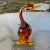 Gorgeous Amberina Duck in the style of Murano that is in amazingly good condition and dates to the Mid Century and is in...