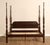 Ethan Allen Georgian Court Cherry King Four Poster Bed Frame For Sale - Image 15 of 18