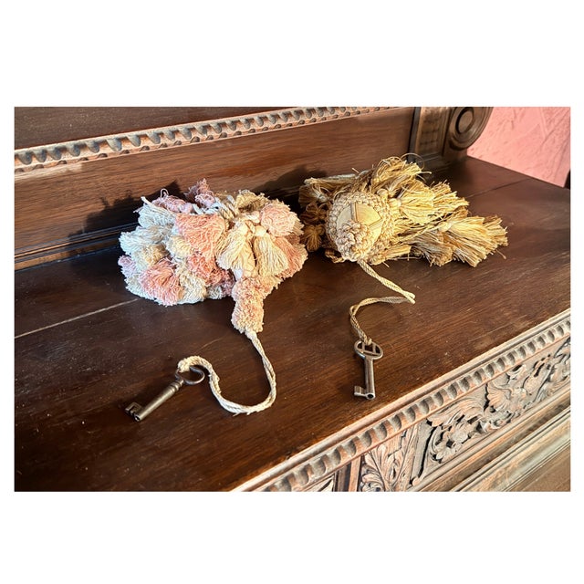 **Rare Antique Masterpiece**Renaissance Revival Sideboard in Solid Walnut*Carved Lions and Griffins** For Sale - Image 12 of 12