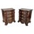 Pair of Carved Wood Bedside Cabinets, 1930s For Sale - Image 11 of 18
