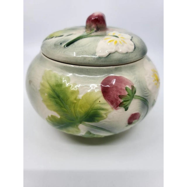 Pink Slip Earthenware Box from Saint Clément For Sale - Image 8 of 8