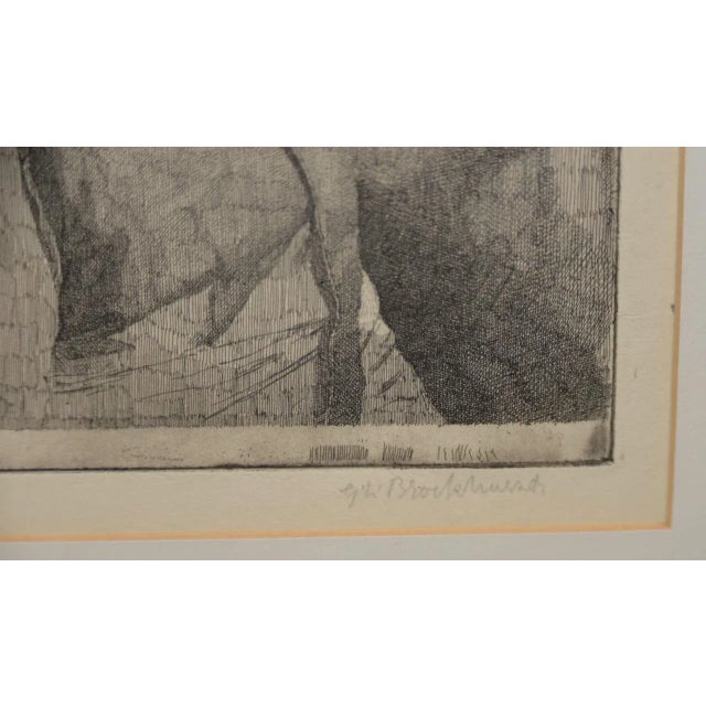 Gerald Brockhurst Pencil Signed Etching "Fabian" c.1921 For Sale In San Francisco - Image 6 of 7