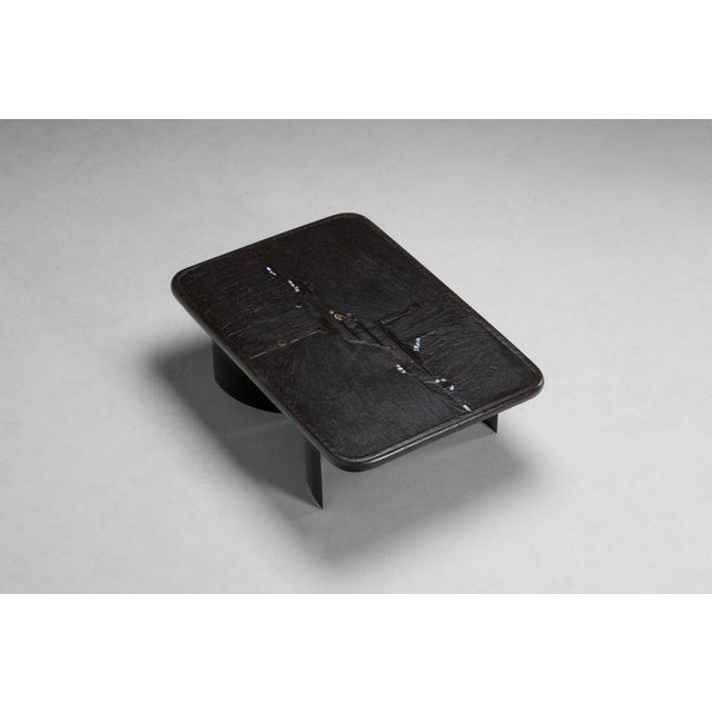 Coffee Table with Agate Top by Paul Kingma, Netherlands, 1988 For Sale - Image 16 of 18