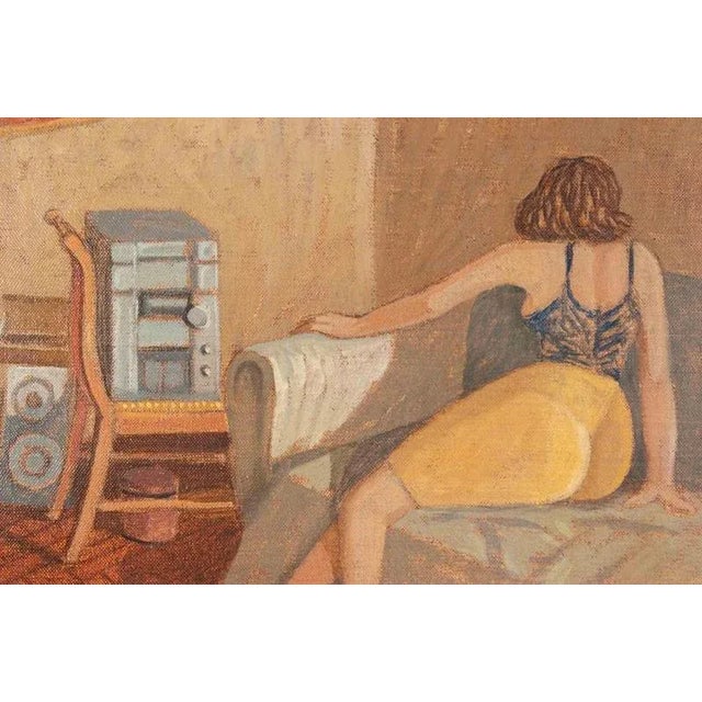 Oil on masonite realized by Alberto Gallerati in 1970s. Hand signed. Titled on rear. Very good condition. This piece is...