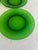 Mid-Century Modern Vintage Emerald Green Glass Plates, Vereco France - Set of 4 For Sale - Image 3 of 8