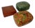 Kashmir Painted & Decoupage Boxes, 3/Set For Sale