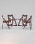Mid-Century Modern Wooden Folding Chairs in the style of Aldo Jacober, Set of 4 For Sale - Image 3 of 11