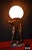 Art Deco French Figural Dancer Table Lamp with Marble Base and Glass Globe, 1930 For Sale - Image 17 of 18