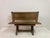 Vintage Belgian Oak Bench by De Puydt, 1960s For Sale - Image 4 of 15