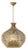 Regina Andrew Cupola Metal Pendant, Brass For Sale