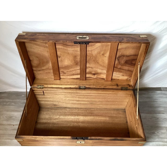 Brown Mid-19th Century, Campaign Camphor Chest For Sale - Image 8 of 11