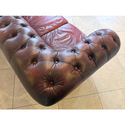 Chesterfield Three-Seater Club Sofa, 2000s For Sale - Image 14 of 18