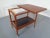 Mid-Century Modern Teak Flip-Flop Expandable Cart with Removable Tray by Grete Jalk, 1960s For Sale - Image 3 of 17