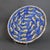 Hand-Painted Ceramic Plate from Shahidi For Sale - Image 3 of 17
