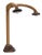 Walnut and Red Oak Floor Lamp by Alexander Knysch For Sale