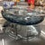 1960s Murano glass centerpiece with bubbles. Smoked black color, diameter 24 cm. Very good condition. This piece has an...