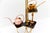 Gold Mid-Century Modern Brass and Glass Étagère, Austria,1950s For Sale - Image 8 of 10