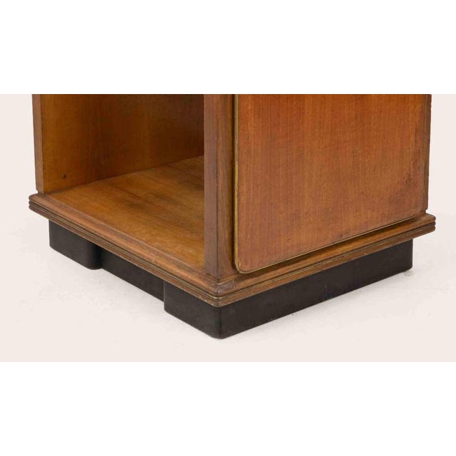 1950s Italian Walnut Open Bookshelf by Anonima Castelli, 1940s For Sale - Image 5 of 7