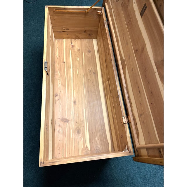 Antique/Vintage Cavelier Cedar Chest for Blankets, Linens, Pillows, Toys, 1930s For Sale - Image 15 of 17