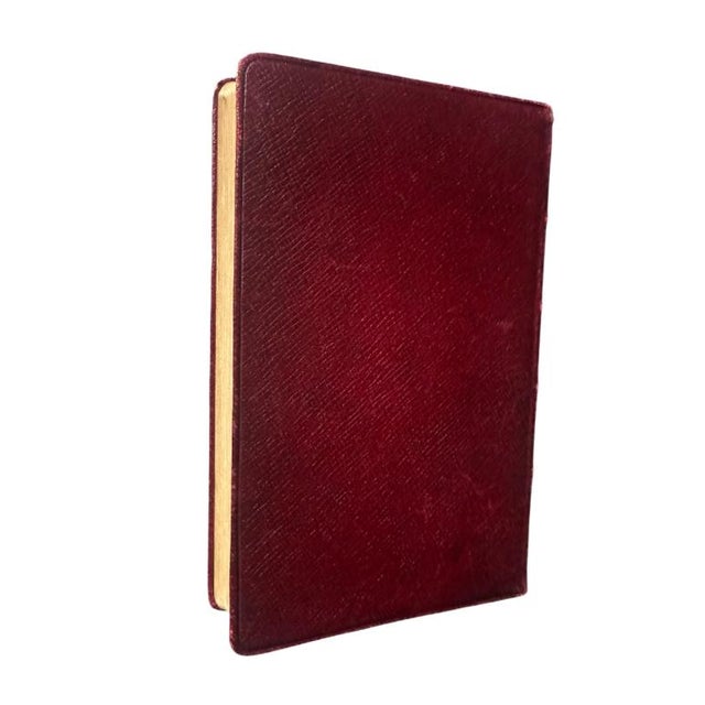 English 1910 Burgundy Leather Bound Book Sense and Sensibility Jane Austin For Sale - Image 3 of 7