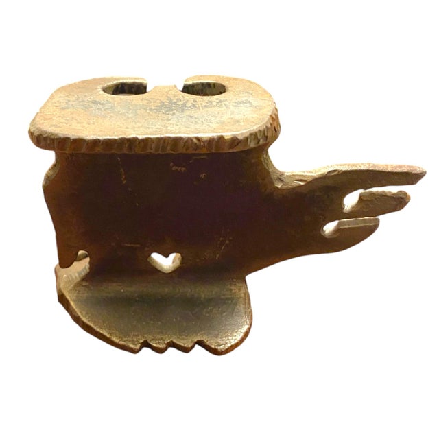 1970s Albert Leon Wilson Torch Cut Steel Owl Vintage 1971 Sculptural Figural Metal Art Industrial Brutalist For Sale - Image 5 of 12